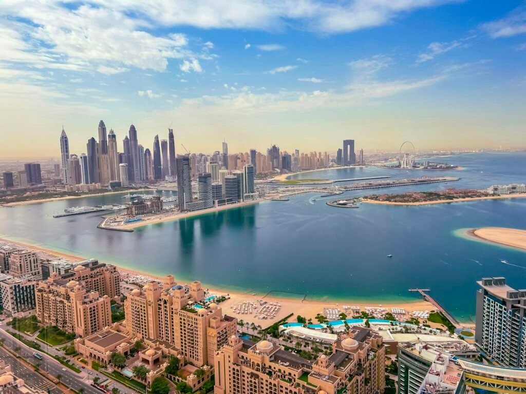 Aerial view of Palm Jumeirah